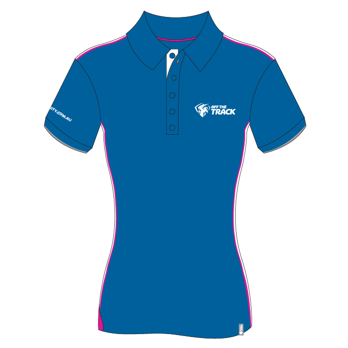 Blue Polo Shirt - Women's
