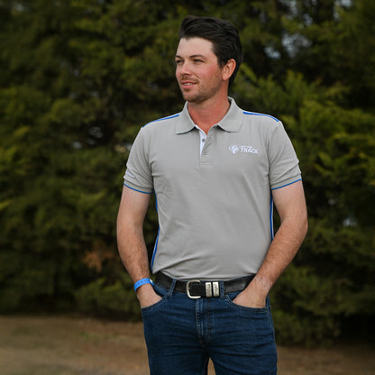 Grey Polo Shirt - Men's