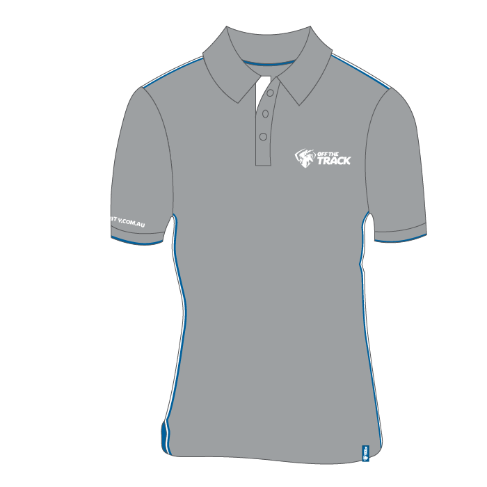 Grey Polo Shirt - Men's