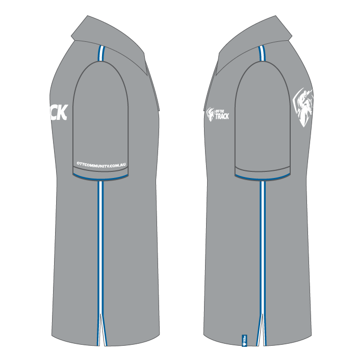 Grey Polo Shirt - Men's
