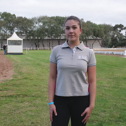 Grey Polo Shirt - Women's